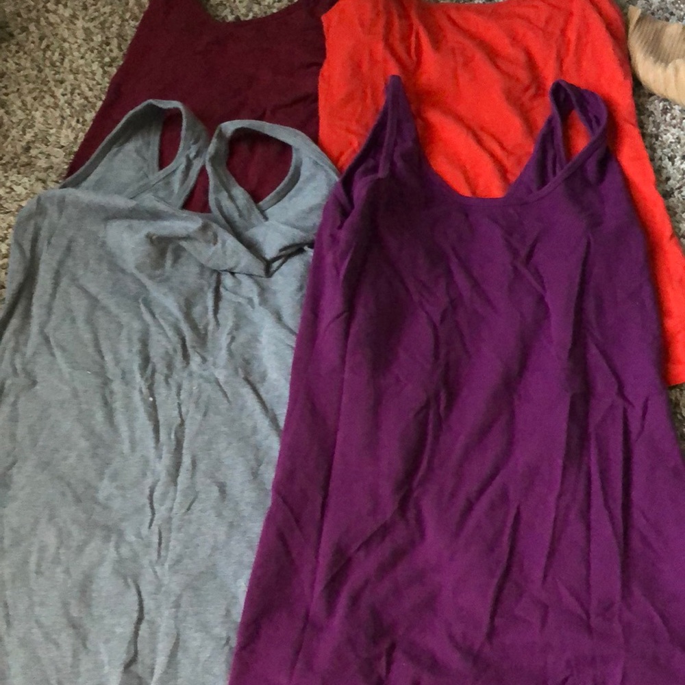 Assortment of Maurice’s tank tops.